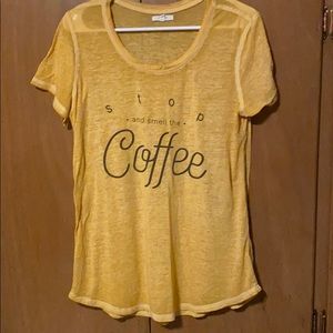 Yellow Coffee Tee